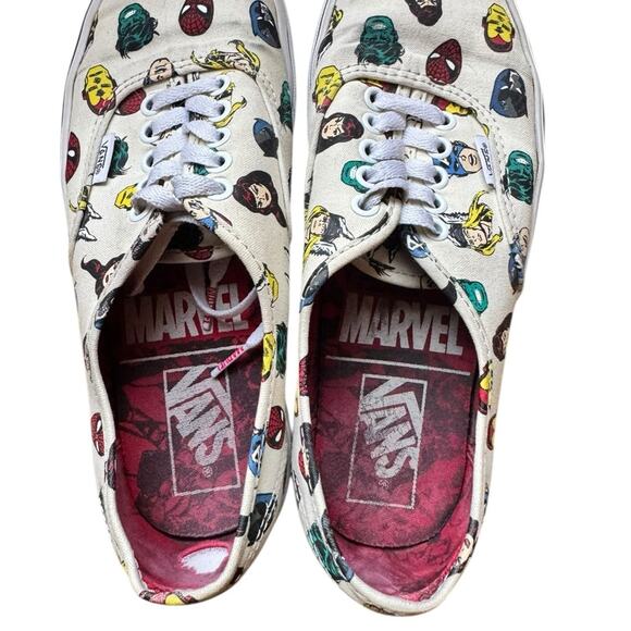 Vans x Marvel Superhero Print Sneakers Men’s Size 7.5 – Limited Edition - Picture 9 of 13
